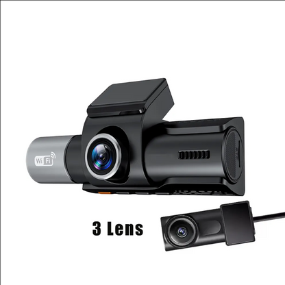 JT-4K-08 3-Channel Dash Cam (64GB SD Card)