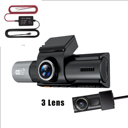 JT-4K-08 3-Channel Dash Cam (64GB SD Card)
