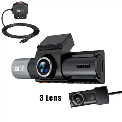 JT-4K-08 3-Channel Dash Cam (64GB SD Card)